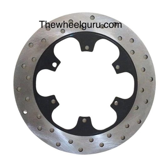 Thewheelguru Front Brake Disc Plate for Bajaj Pulsar 150 | Discover 125 Old Model | Discover 135 Old Model | 6 Hole