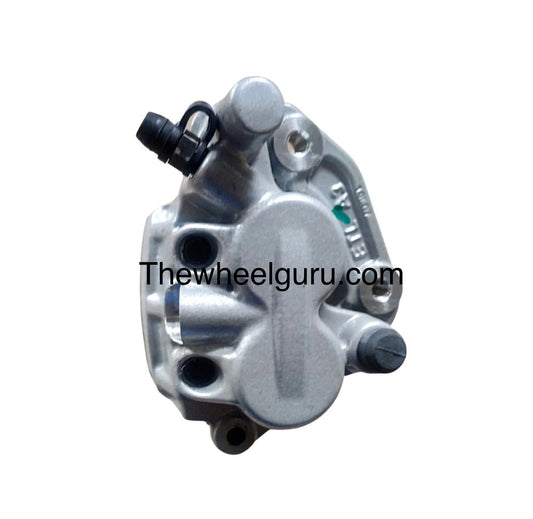 Thewheelguru Front Brake Disc Caliper for Bajaj Pulsar 150 | 150 NS | 160 NS | 180 | 200 | 220 | Discover 100 | 125 | Silver